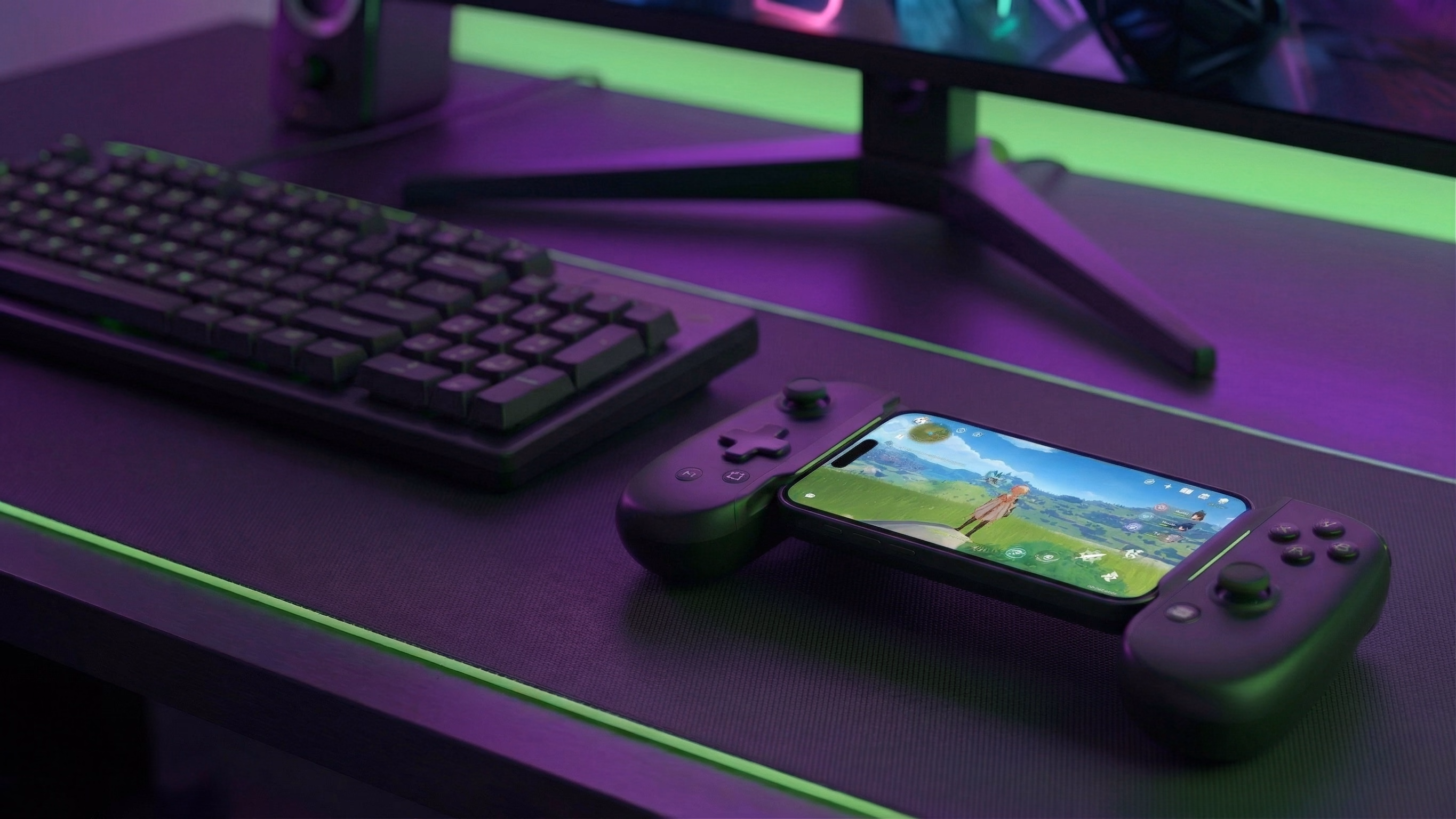 Gaming setup background